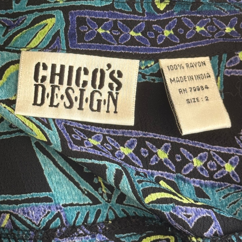 Vintage Chicos Button Down Blouse - image 3